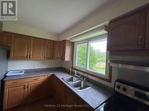 310 Albany Street, Fort Erie (Lakeshore), ON - Indoor Photo Showing Kitchen With Double Sink