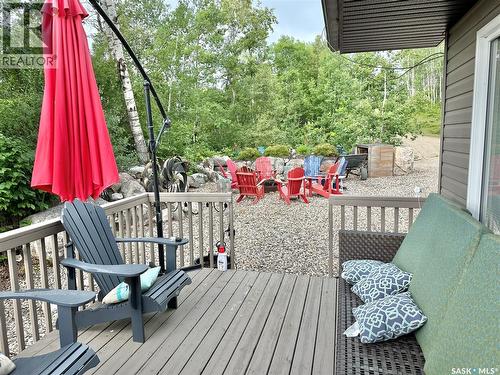 100 Misty Bay Drive, Big Shell, SK - Outdoor With Deck Patio Veranda