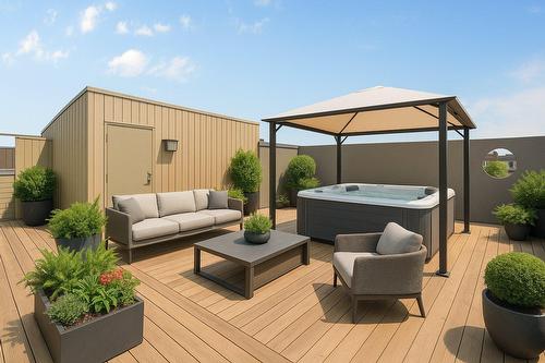 Terrasse - 403-2150 Boul. Pie-Ix, Montréal (Mercier/Hochelaga-Maisonneuve), QC - Outdoor With Exterior