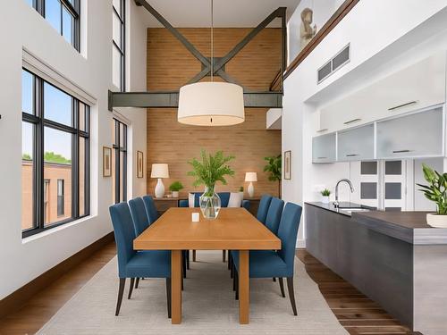 Salle à manger - 403-2150 Boul. Pie-Ix, Montréal (Mercier/Hochelaga-Maisonneuve), QC - Indoor Photo Showing Dining Room