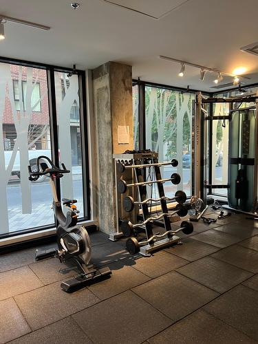 Salle d'exercice - 612-295 Rue De La Montagne, Montréal (Le Sud-Ouest), QC - Indoor Photo Showing Gym Room