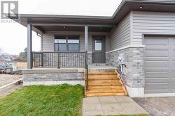 Photos are of a completed end unit - 