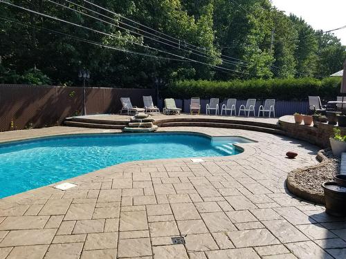 Piscine - 1185 Rue Tecumseh, Dollard-Des-Ormeaux, QC - Outdoor With In Ground Pool With Backyard