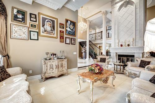 Salon - 1185 Rue Tecumseh, Dollard-Des-Ormeaux, QC - Indoor Photo Showing Living Room With Fireplace