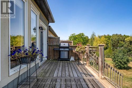 Back deck for BBQ's and entertaining - 77 Findlay Drive, Collingwood, ON - Outdoor With Deck Patio Veranda