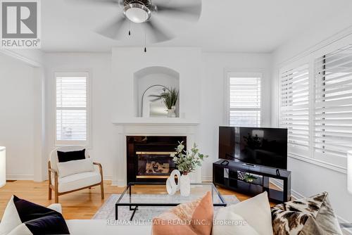 21 Delray Drive, Markham, ON - Indoor Photo Showing Living Room With Fireplace