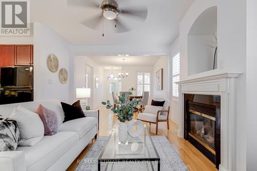 21 Delray Drive, Markham, ON - Indoor Photo Showing Living Room With Fireplace