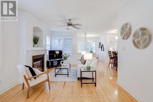 21 Delray Drive, Markham, ON - Indoor Photo Showing Living Room With Fireplace