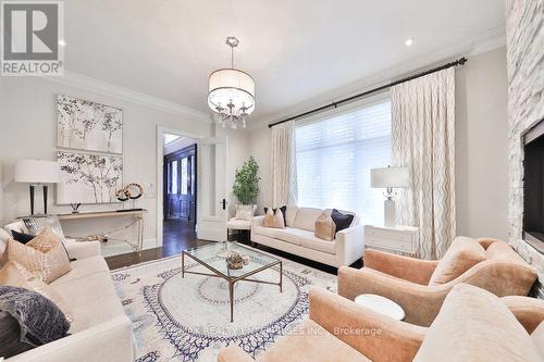 5047 Lakeshore Road, Burlington, ON - Indoor Photo Showing Living Room With Fireplace