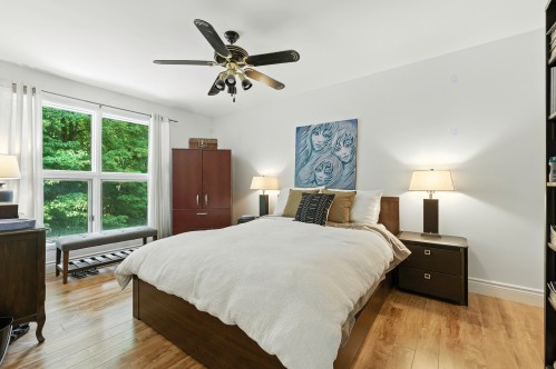 Chambre à coucher principale - 485  - 487 Ch. Du Mont-Loup-Garou, Sainte-Adèle, QC - Indoor Photo Showing Bedroom