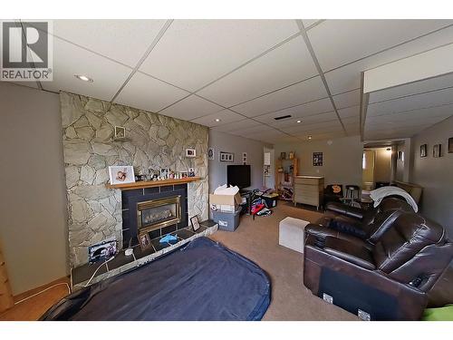 BASEMENT SUITE - LIVING ROOM - 3011 11 Street, Vernon, BC - Indoor With Fireplace