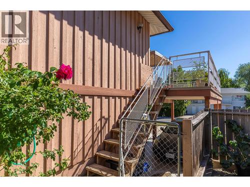 STAIRWAY - To the Sundeck! - 3011 11 Street, Vernon, BC - Outdoor With Exterior