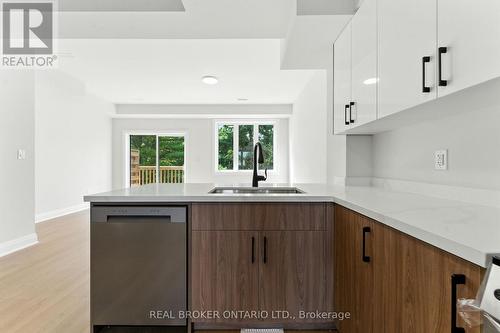 Undermount sink, singlelever retractable faucet - Unit 3 - 161 Fifth Avenue, Brant, ON - Indoor Photo Showing Kitchen