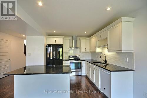371 Beech Street, Lucan Biddulph (Lucan), ON - Indoor Photo Showing Kitchen With Double Sink With Upgraded Kitchen