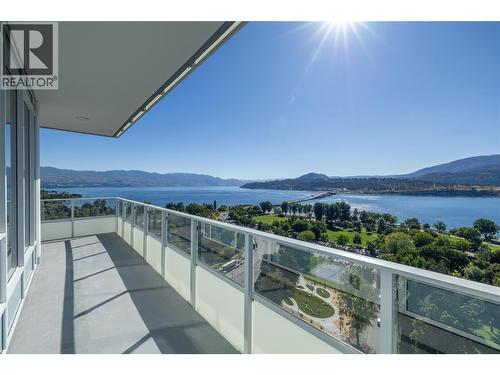 238 Leon Avenue Unit# 2107, Kelowna, BC - Outdoor With Body Of Water With Balcony With View With Exterior