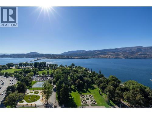 Kelowna's city park - 238 Leon Avenue Unit# 2107, Kelowna, BC - Outdoor With Body Of Water With View