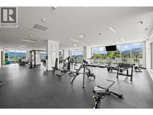 Amenities- gym - 238 Leon Avenue Unit# 2107, Kelowna, BC - Indoor Photo Showing Gym Room