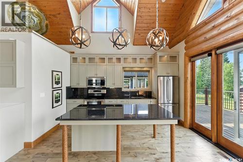 13 Islander Drive, Candle Lake, SK - Indoor Photo Showing Kitchen With Upgraded Kitchen