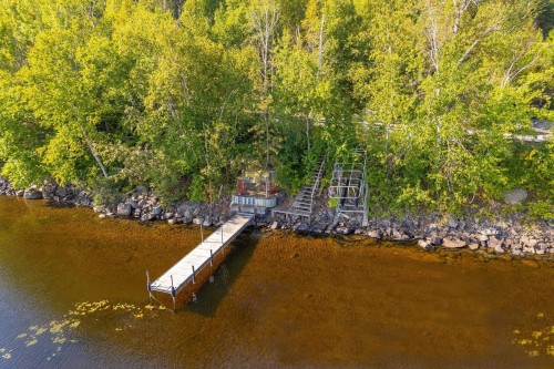 Bord de l'eau - 523 Ch. De La Rivière-Bergeron, Piopolis, QC - Outdoor With Body Of Water