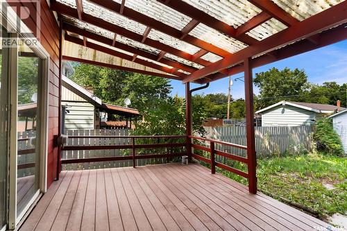 1357 Elphinstone Street, Regina, SK - Outdoor With Deck Patio Veranda With Exterior