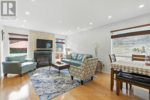 1066 Wickson Way, Milton, ON - Indoor Photo Showing Living Room With Fireplace