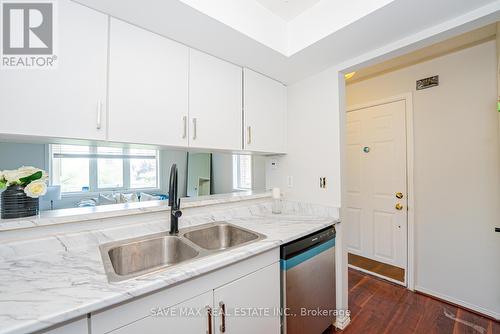 212 - 103 Bristol Road E, Mississauga, ON - Indoor Photo Showing Kitchen With Double Sink