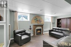 Living area on lower level - 