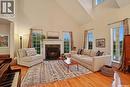 Mackenzie Dyck Acreage, Laird Rm No. 404, SK  - Indoor Photo Showing Living Room With Fireplace 