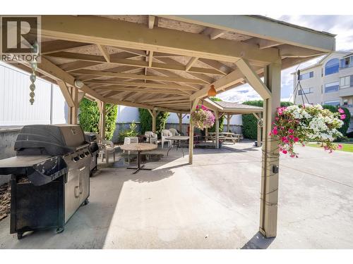 Gazebo with BBQ - 3805 30 Avenue Unit# 112, Vernon, BC - Outdoor With Deck Patio Veranda