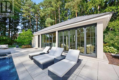 108 Kennedy Street W, Aurora, ON - Outdoor With In Ground Pool With Deck Patio Veranda With Exterior