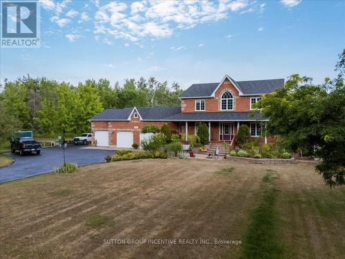 Front Yard - 235 12 Line S, Oro-Medonte, ON - Outdoor With Deck Patio Veranda With Facade