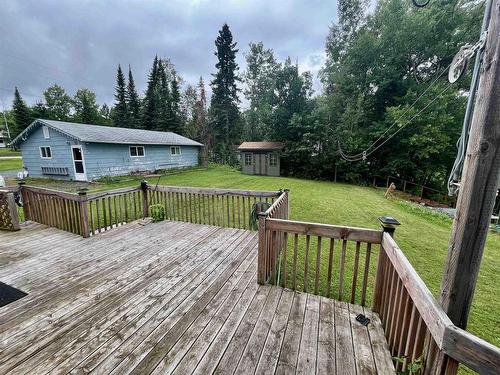 206 Mcmillan Crescent, Dryden, ON - Outdoor With Deck Patio Veranda With Backyard With Exterior
