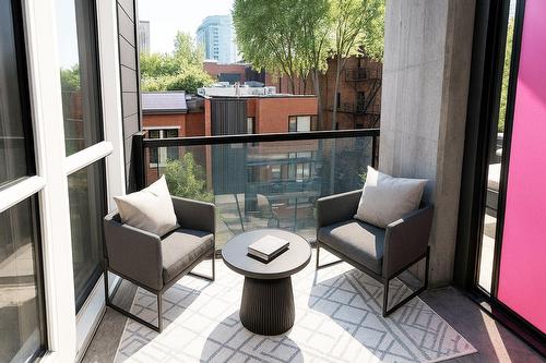 Balcony - 508-2100 Boul. St-Laurent, Montréal (Ville-Marie), QC - Outdoor With Exterior