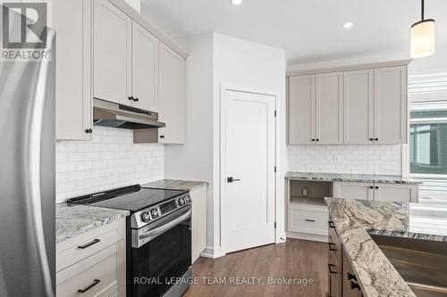 Similar model image; builder variations possible. - 1020 Moore Street, Brockville, ON - Indoor Photo Showing Kitchen