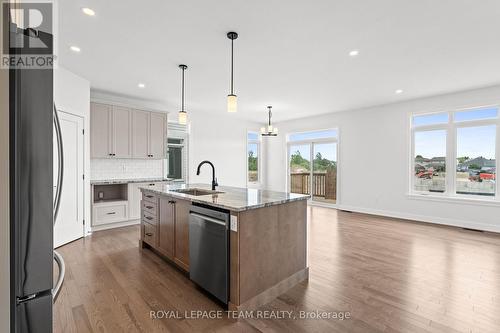 Similar model image; builder variations possible. - 1020 Moore Street, Brockville, ON - Indoor Photo Showing Kitchen With Upgraded Kitchen