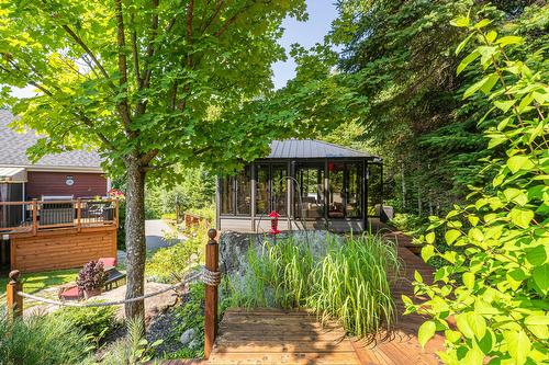 Cour - 1566 Rue Monette, Val-David, QC - Outdoor With Deck Patio Veranda