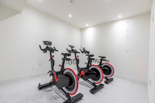 Exercise Room - 2002-360 Rue Mayor, Montréal (Ville-Marie), QC - Indoor Photo Showing Gym Room