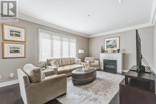 1022 Sherman Brock Circle, Newmarket, ON - Indoor Photo Showing Living Room With Fireplace