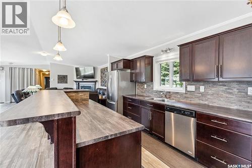 4 Pine Drive, Candle Lake, SK - Indoor Photo Showing Kitchen With Double Sink
