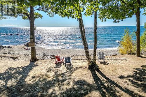 Private waterfront park nearby. - 26 Glen Cedar Drive, Tiny, ON - Outdoor With Body Of Water With View