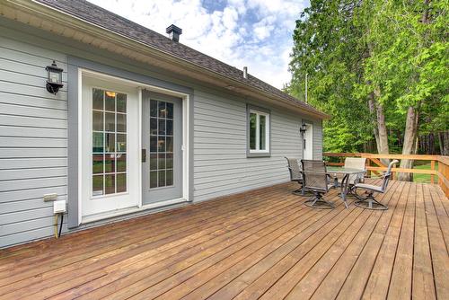 Balcony - 159 Ch. Scott, Gore, QC - Outdoor With Deck Patio Veranda With Exterior