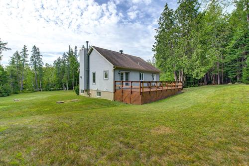 Backyard - 159 Ch. Scott, Gore, QC - Outdoor With Deck Patio Veranda