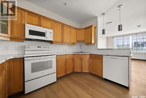 1201 1867 Hamilton Street, Regina, SK - Indoor Photo Showing Kitchen