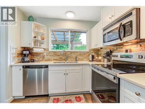 1205 Irene Road, Kelowna, BC - Indoor Photo Showing Kitchen With Stainless Steel Kitchen With Double Sink