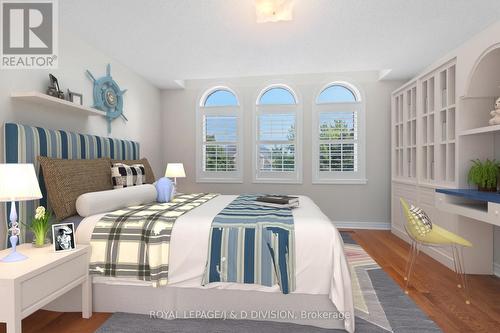Virtually staged image - 2153 Manor Hill Drive, Mississauga, ON - Indoor Photo Showing Bedroom