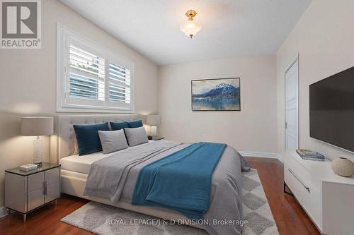 Virtually staged image - 2153 Manor Hill Drive, Mississauga, ON - Indoor Photo Showing Bedroom