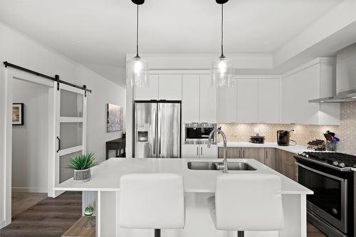 20-260 Rue Cheval Noir, Kamloops, BC - Indoor Photo Showing Kitchen With Stainless Steel Kitchen With Double Sink With Upgraded Kitchen
