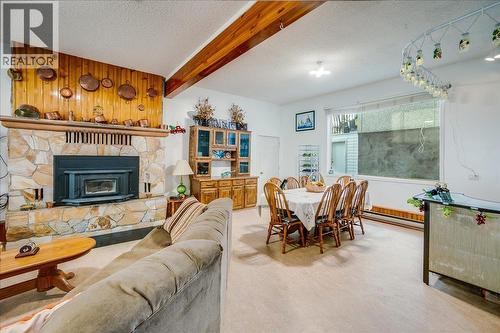 801 Houston Street, Nelson, BC - Indoor Photo Showing Living Room With Fireplace