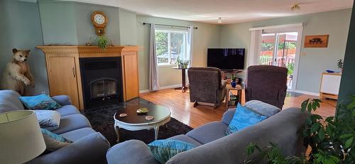 864 300Th Street, Kimberley, BC - Indoor Photo Showing Living Room With Fireplace