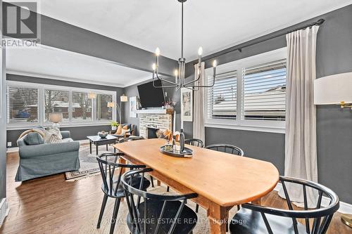 111 Leitch Drive, Grimsby, ON - Indoor With Fireplace